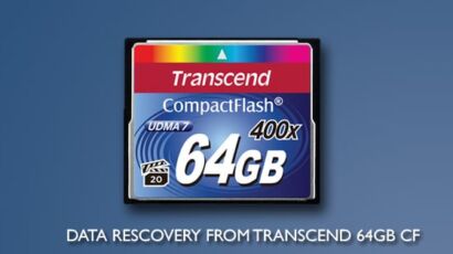 Recovery from 64GB Transcend Compact Flash