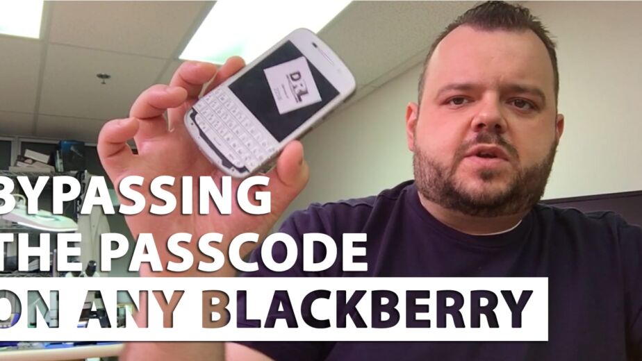 Getting into passcode protected blackberry
