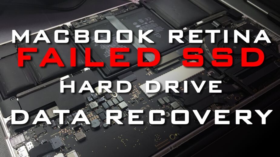 2012-2015 MacBook Retina PRO Failed SSD Data Recovery