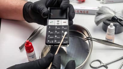 Mobile phone forensics exam extracting data from a smartphone at a certified Mississauga lab
